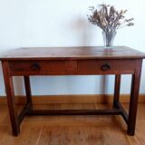 Farmhouse table or desk stamped circa 1920