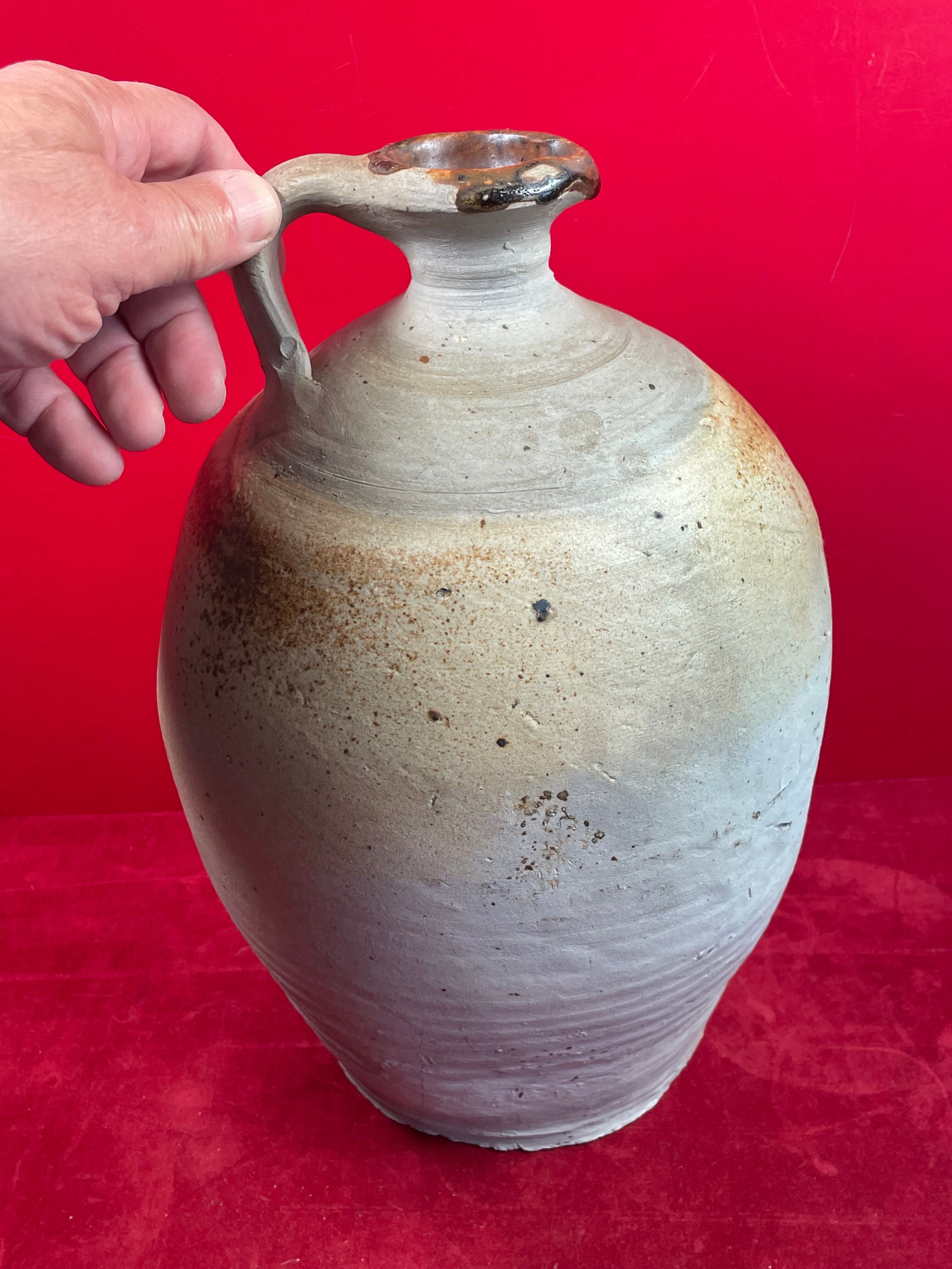 Jug in terracotta XIXth