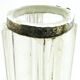 Art Nouveau vase, green glass, silver mount, United Kingdom, early 20th century