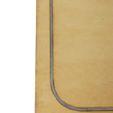 Four-door birch wood enfilade. 1970s.