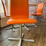 Table + 4 seventies chairs in superb condition NF 🇫🇷