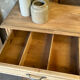 Antique buffet in solid pitch pine