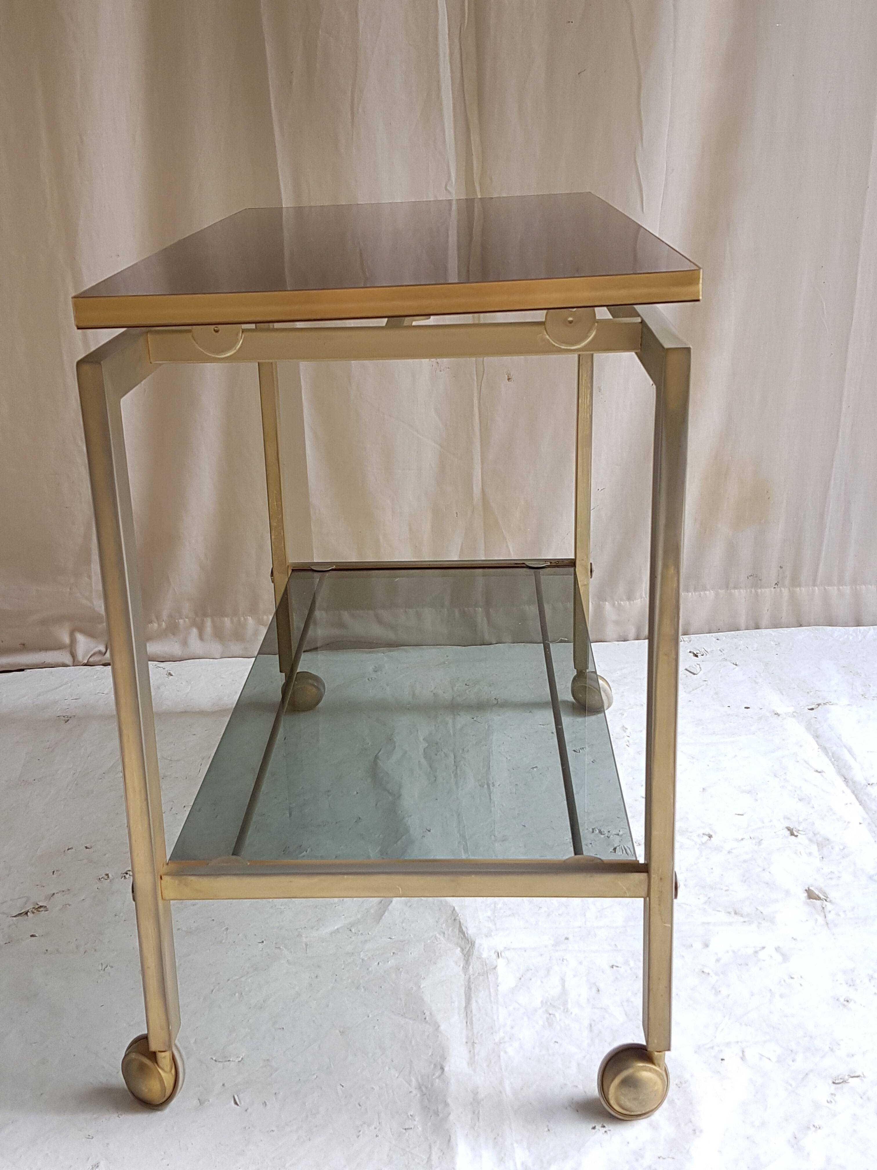 Console vintage plateau pivotant