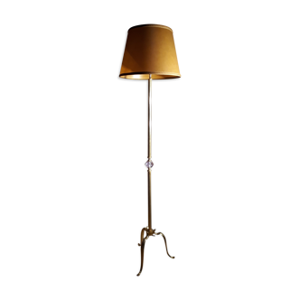 lamp foot chrome gold 1970 classic 163cm abajour41cm electricity redone has nine with koun koun in deco purple very youg beautiful effect chrome light pictages possible shipment