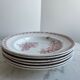 Set of 6 Terre de Fer Terre de Fer plates Onnaing Moisson