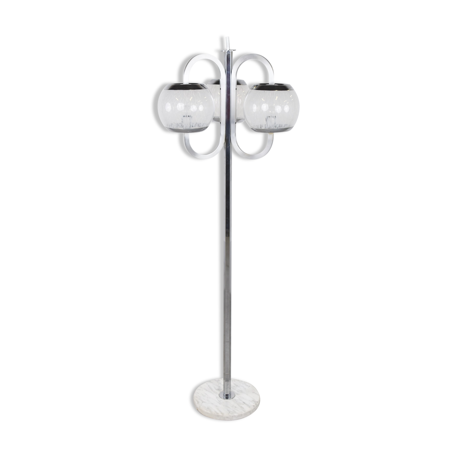 Vintage murano glass floor lamp, 1970s
