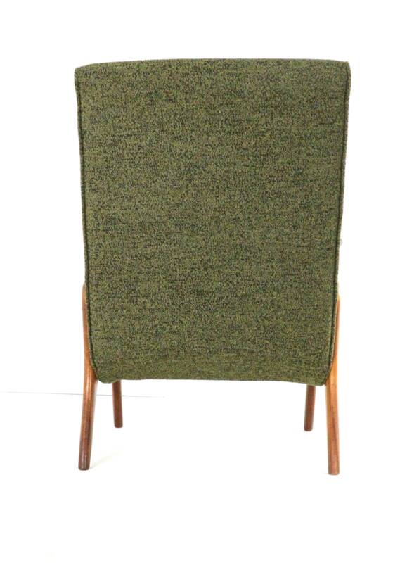 Fauteuil 'Rondeling' | design moderne du milieu du siècle en teck