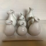 White ceramic flower spikes