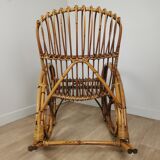 Rocking-chair rattan 60'