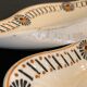 Pair of art deco raviers signed Longwy and numbered, model Gerazine