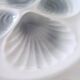 Set of 11 + 1 oyster plates Moulin des Loups