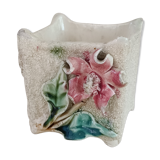 Planter in granite earthenware and slurry