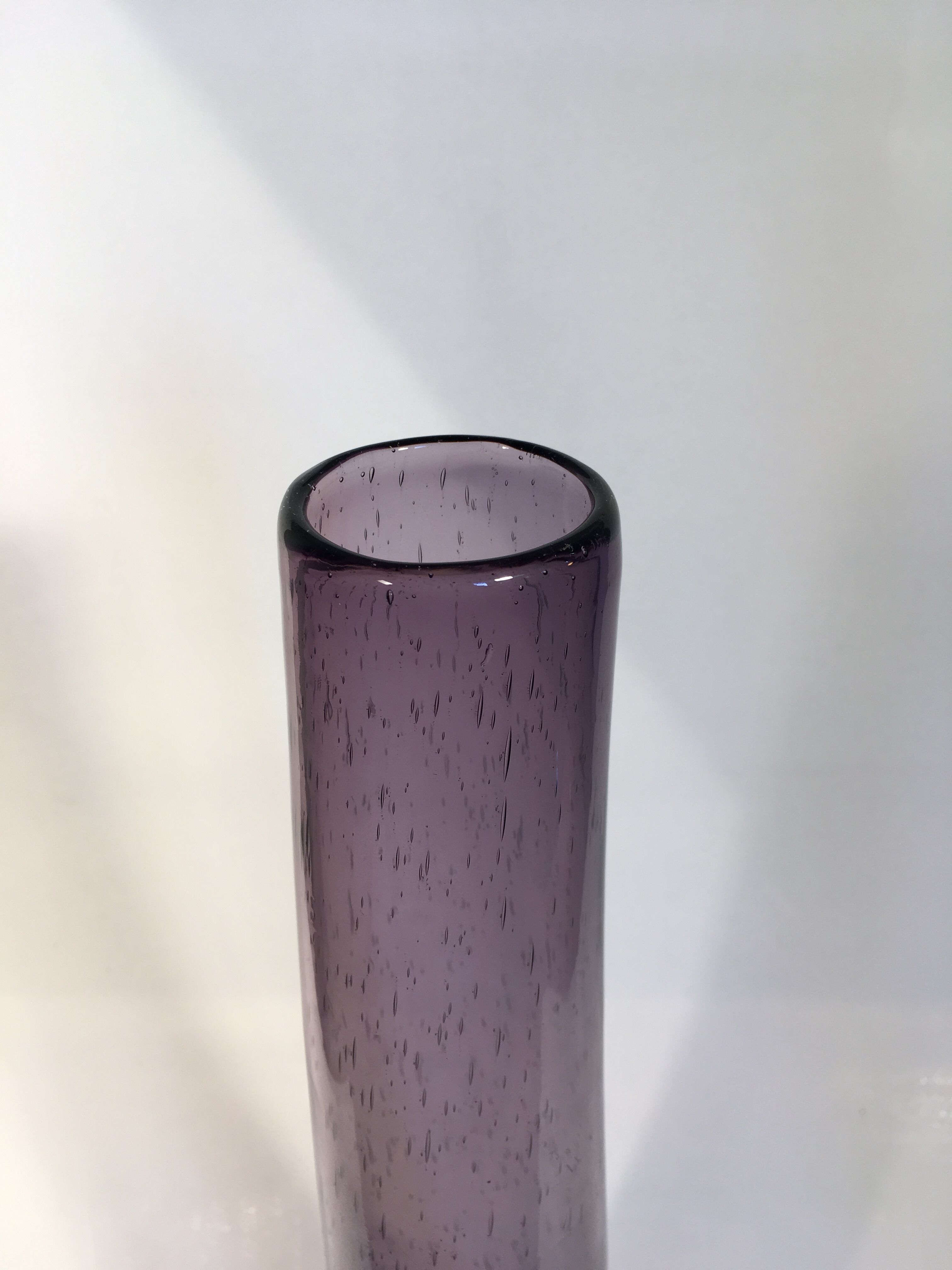 Vase bubble glass in the 1960s