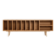 Vinyl Record Storage Cabinet Oak "Silene"
