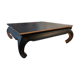 Table basse noire et cuivré