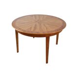 Art Deco Golden Elm Table, circa 1930