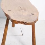 Brutalist tripod side table
