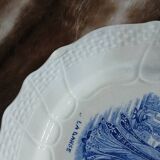 7 assiettes à dessert anciennes en Terre de fer 