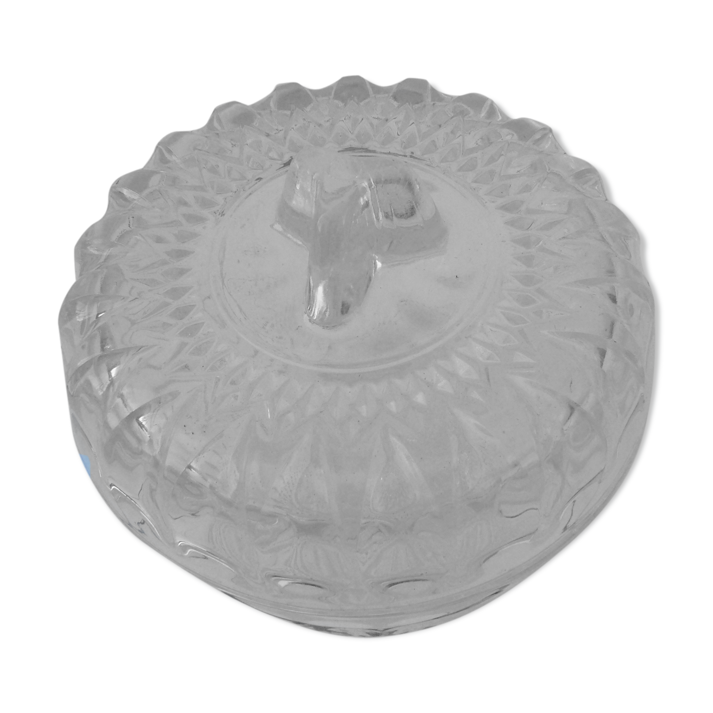 Candy glass molded vintage 1970