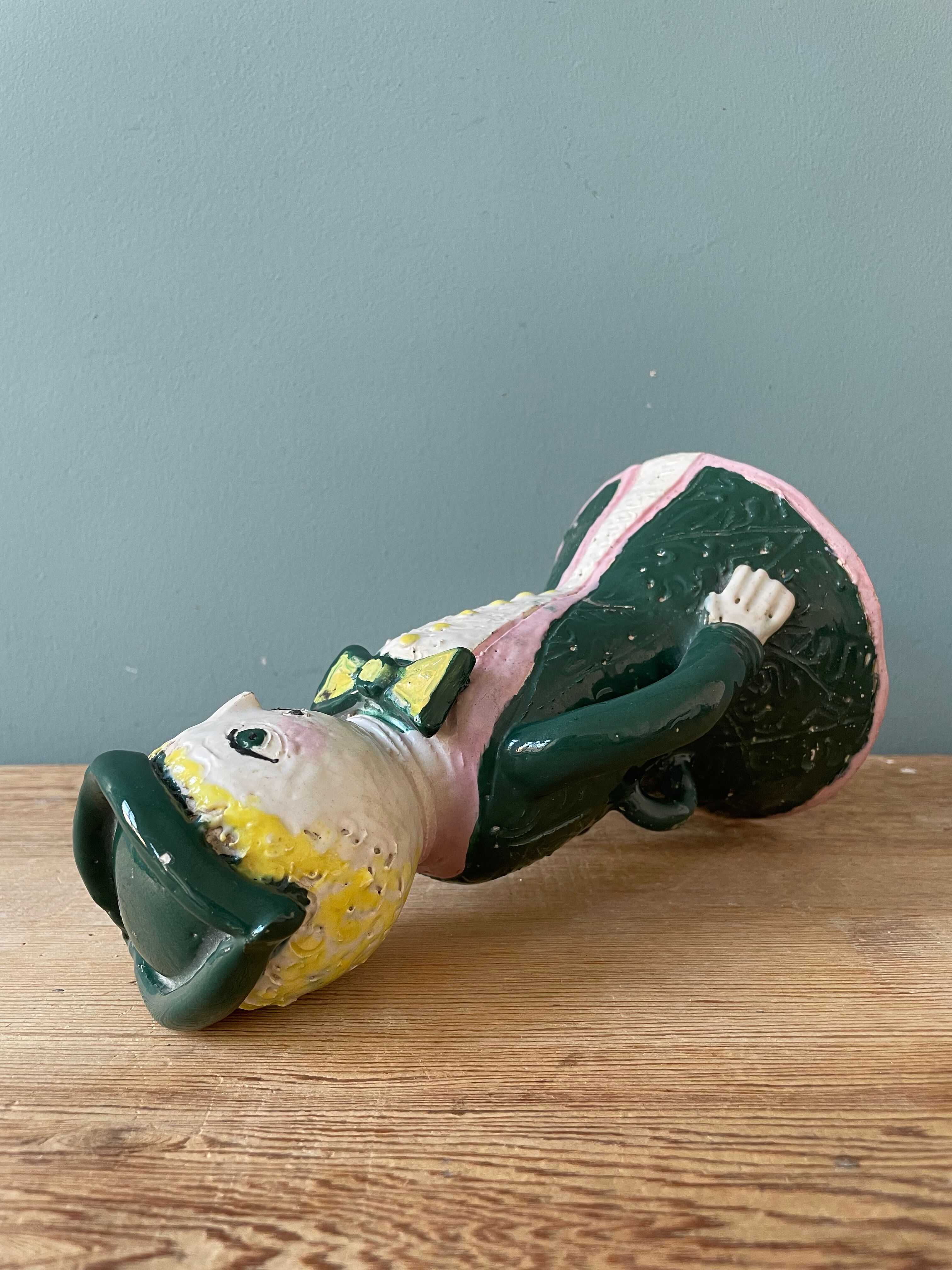 Pair of earthenware sconces signed Borderie - Szekely