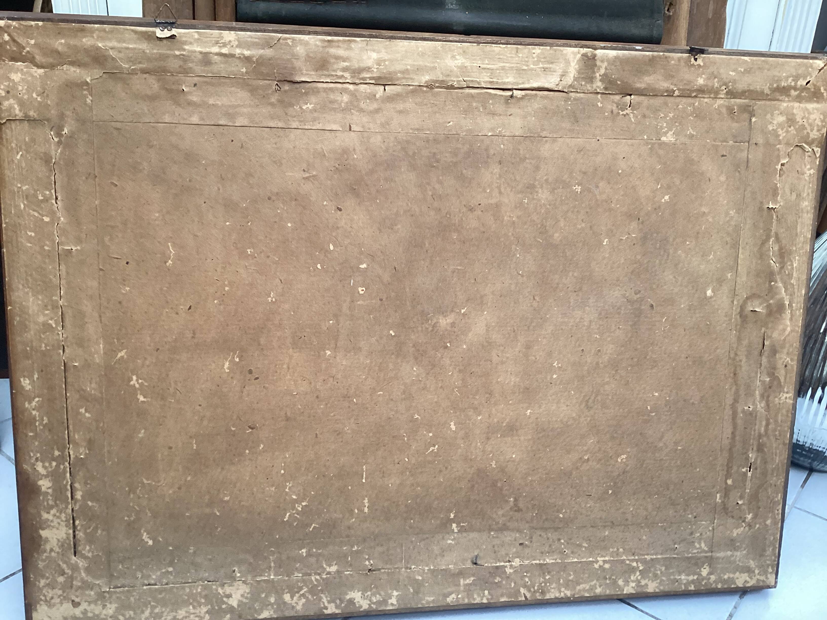 Oil painting on isorel signed M. Höpflinoer, Impressionist.