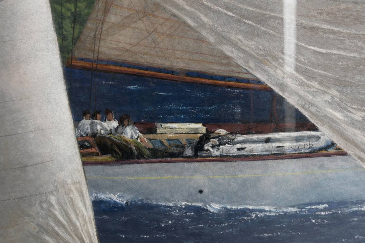 Marine Pastel - Framed Nautical Painting