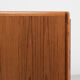 Midcentury Danish sideboard in teak with tambour doors by Dyrlund 1960s - wooden legs