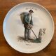 5 Dessert plates "The trades of Old Paris"