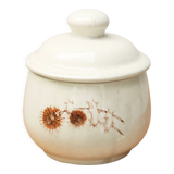 Sugar bowl Sarreguemines Thistles, 70s