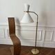 Adjustable Diabolo floor lamp in brass - 1950s