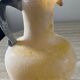 Scavo Murano vase jug in yellow glass paste