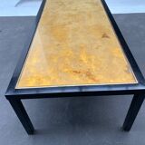 Table basse metal noir