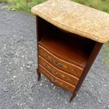 Louis XV style rosewood bedside table