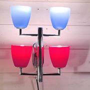 Fontana Arte, a 4-Light Wall Lamp, Murano Glass, Italy