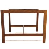 Table basse en noyer, Karl-Erik Ekselius, Suède, 1960