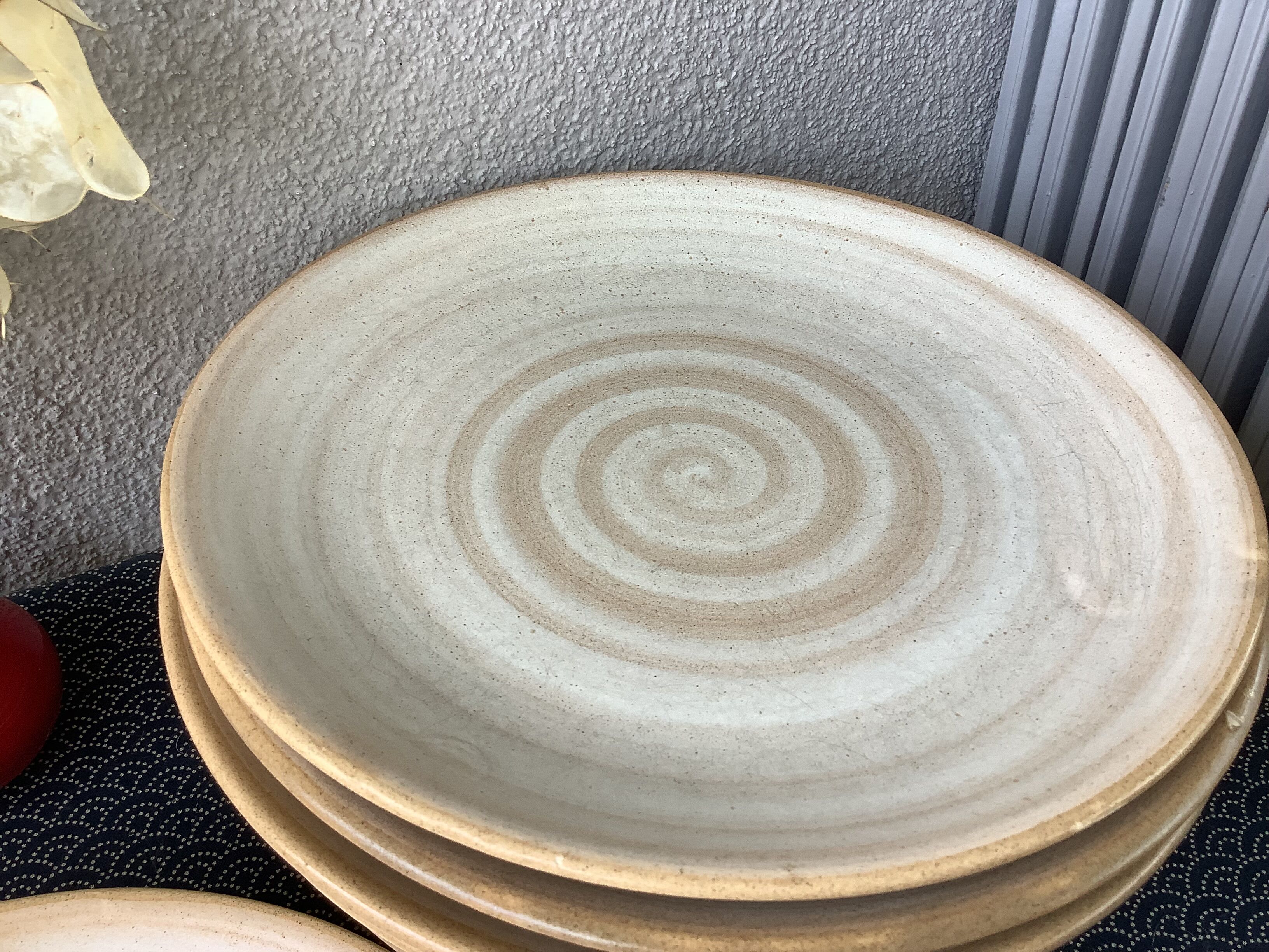 Niderviller plates model Modernist style stone