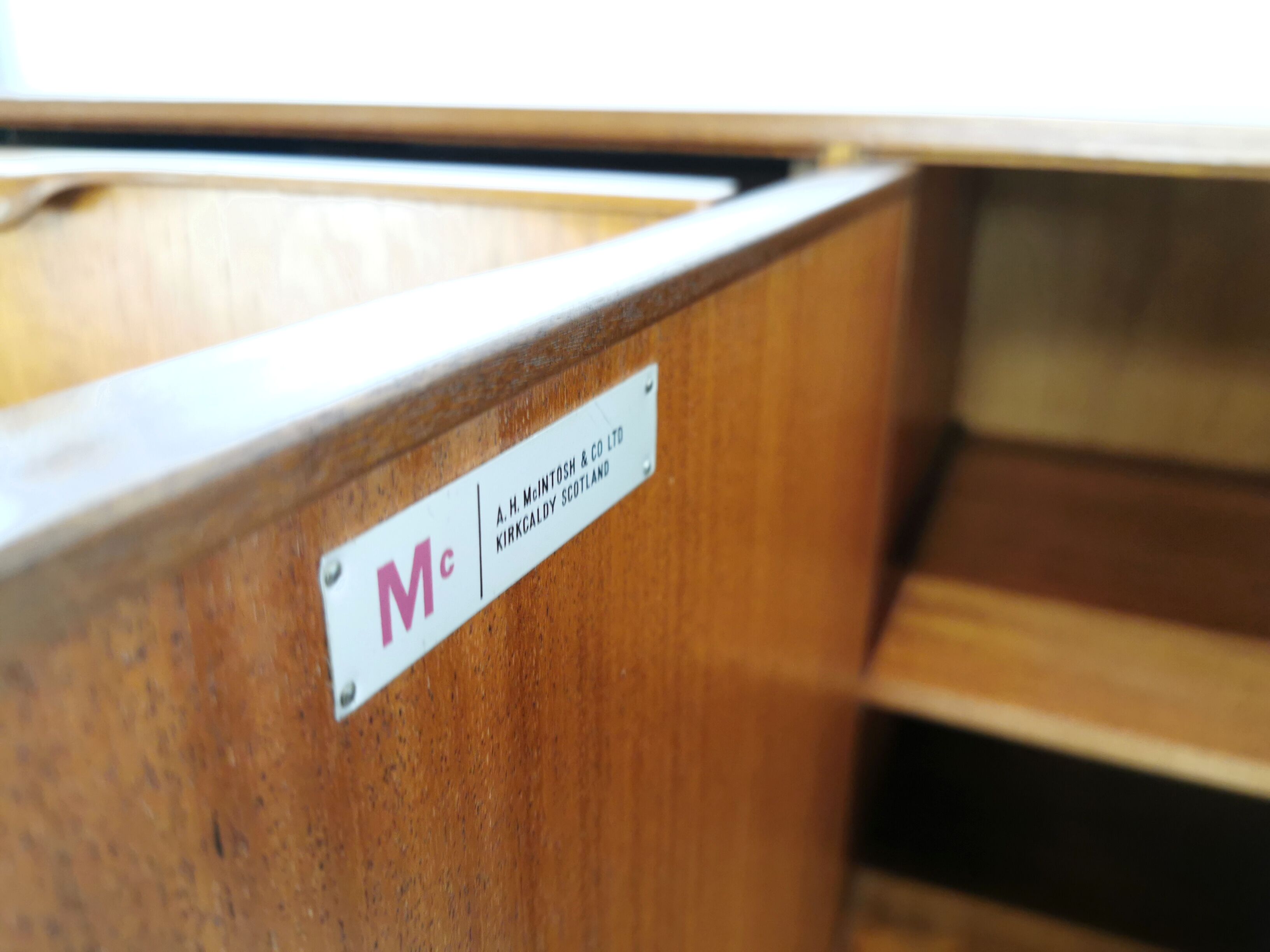 McIntosh midcentury teak sideboard by Tom Robertson, 1960s