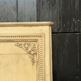 Directoire mirror or overmantel, stuccoed and painted wood, early 19th century.