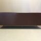 3-seater brown leather sofa Scandinavian design 1960.