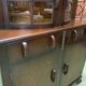 1930s English Art Deco oak buffet