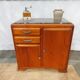 Mado buffet, marble top and asymmetrical doors.