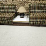 Vintage 1970s modular daybed sofa