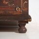 Antique painted chest with floral details (1870s) #32