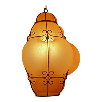 Frosted glass wall lamp