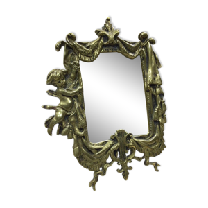 Miroir en bronze de style - louis xvi