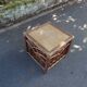 Trio of bamboo and rattan tables