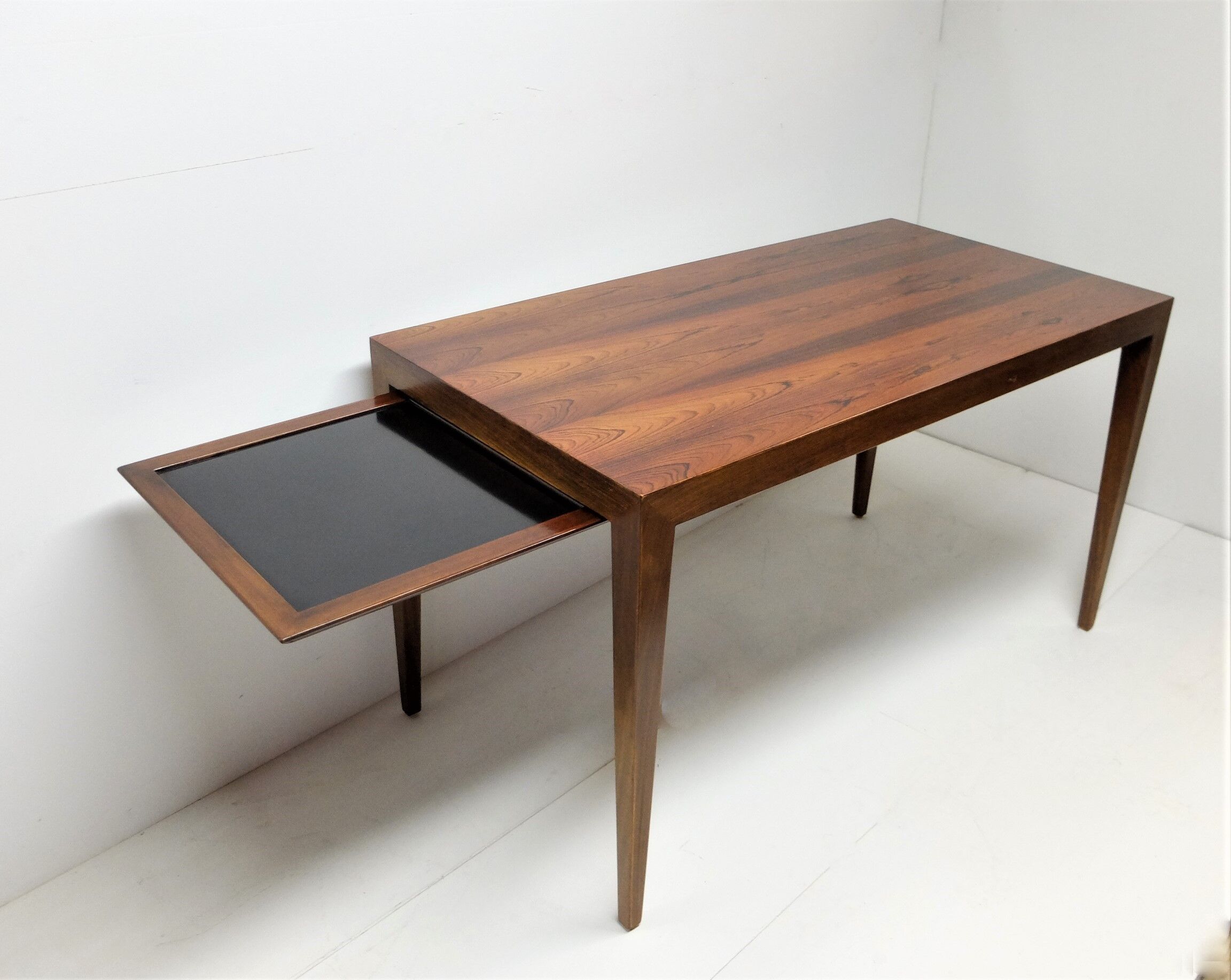 Scandinavian rosewood coffee table, Severin Hansen, 1960