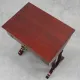 Louis Philippe Side Table with Two Drawers and Turned Twin Legs, France, 18