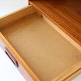 Wall-mounted bedside table with drawer, Scandinavian, 1960.