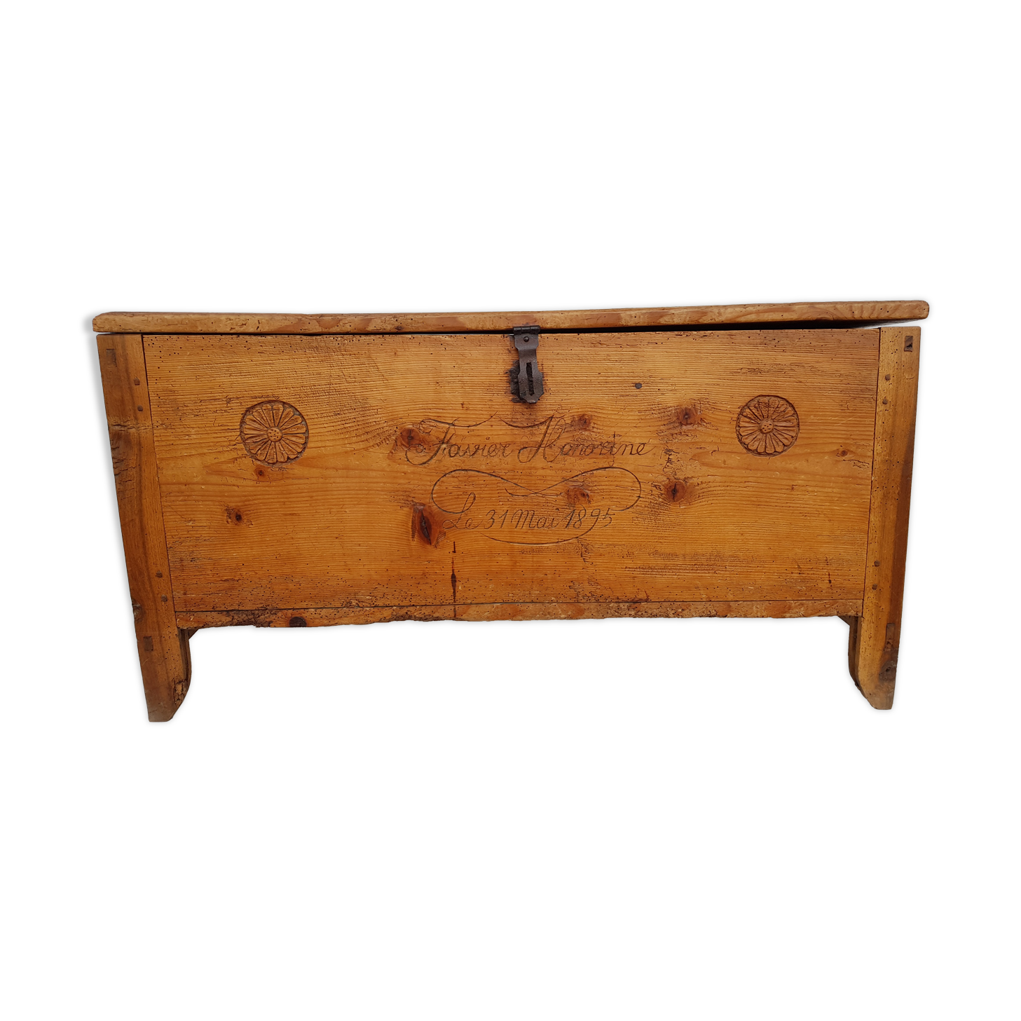 Wedding Chest dated "1895" Flavie Honorine